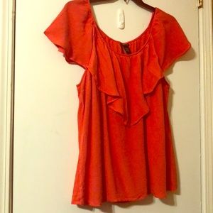 Torrid Ruffle Blouse Size 2